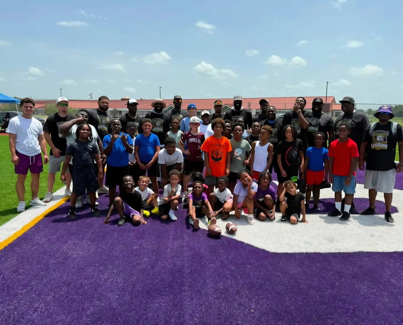 MYAC Legends Camp group photo July 18 2026